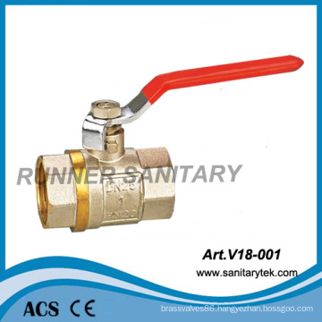 Brass Ball Valve with Steel Handle (V18-001)